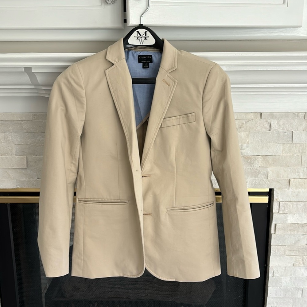 Jcrew boys khaki blazer